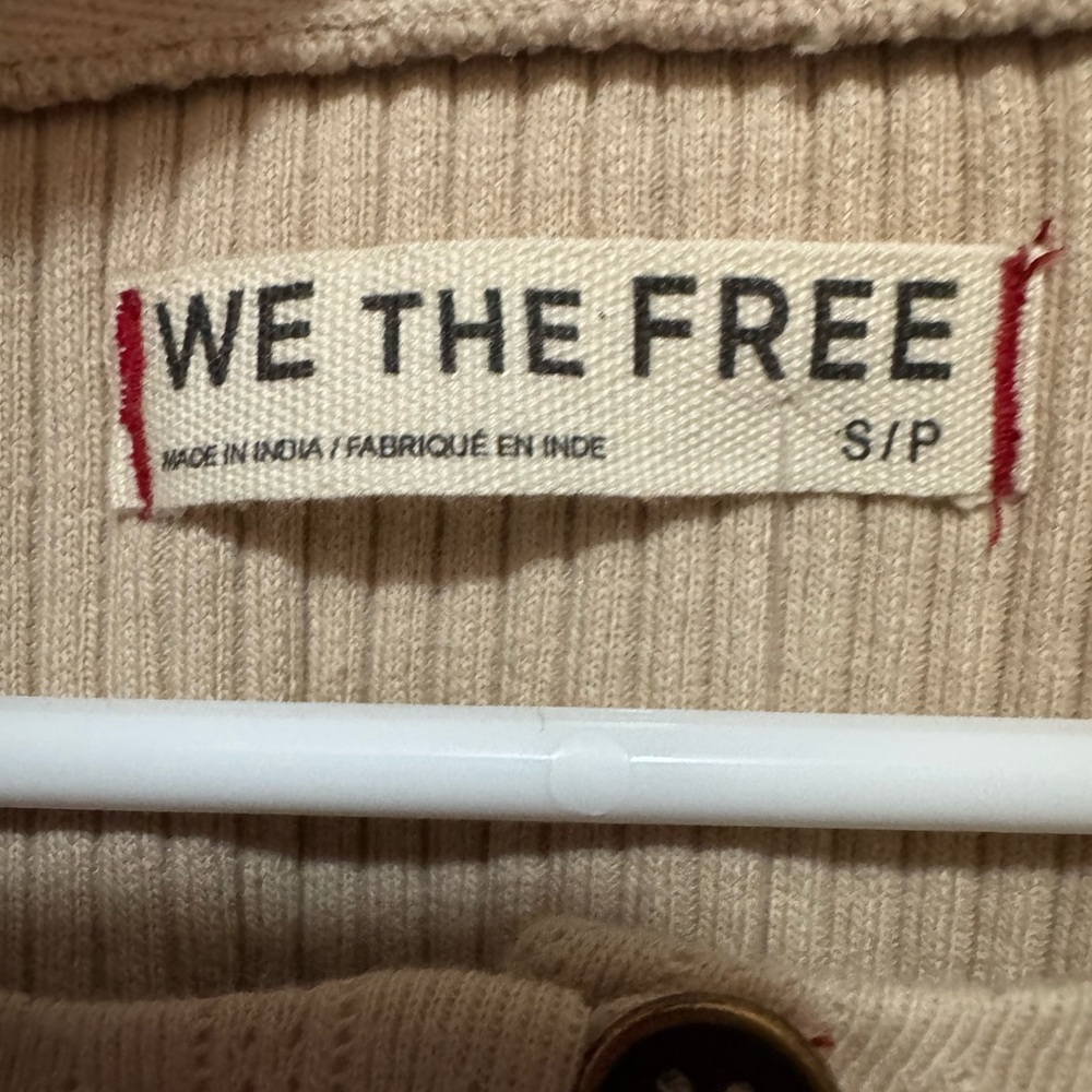 FREE PEOPLE We The Free Daria Cuff Cardi TOP - Picture 7 of 11